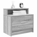 Noptiera cu sertar Gri Sonoma 51x31x47 cm GartenMobel Dekor