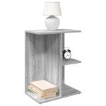 Noptiere 2 buc Gri Sonoma 46,5x29x61 cm Lemn prelucrat GartenMobel Dekor