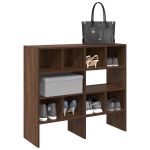 Rafturi pantofi 2 buc Stejar maro stivuibil 89,5x30x40 cm GartenMobel Dekor