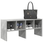 Suport pantofi stivuibil beton gri 89,5x30x40 cm GartenMobel Dekor