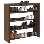 Pantofar, Stejar maro, 80x25x81 cm, lemn prelucrat GartenMobel Dekor