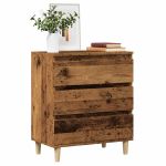 Bufetă din lemn vechi 60x35x70 cm din lemn prelucrat GartenMobel Dekor