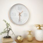 Ceas de perete, 30 cm, aspect cupru GartenMobel Dekor