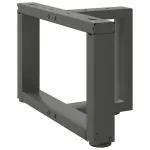 Picioare pentru măsuță cafea în formă de T 2 buc Antracit Oțel GartenMobel Dekor