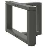 Picioare pentru măsuță cafea în formă de T 2 buc Antracit Oțel GartenMobel Dekor