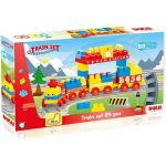 Set de constructii cu trenulet - 89 piese PlayLearn Toys