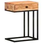 Masă laterală formă U, 45 x 30 x 61 cm, lemn masiv de acacia GartenMobel Dekor