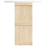 Set de feronerie pentru uși glisante 183 cm din aliaj aluminiu GartenMobel Dekor