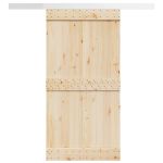 Set de feronerie pentru uși glisante 200 cm din aliaj aluminiu GartenMobel Dekor