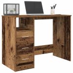 Birou, lemn vechi, 102x76x50 cm, lemn prelucrat GartenMobel Dekor