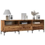 Comodă TV, lemn vechi, 150x30x44,5 cm, lemn prelucrat GartenMobel Dekor