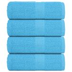 Prosoape de săpun 4 buc Turcoaz 30x30 cm 360 g/m² 100% bumbac GartenMobel Dekor