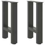 Picioare măsuță de cafea Antracit 2 buc 28x(42-43) cm Oțel GartenMobel Dekor