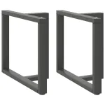 Picioare pentru masă în formă de T 2 buc Antracit Oțel GartenMobel Dekor