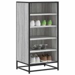 Pantofar, gri sonoma, 48x38x97,5 cm, lemn prelucrat GartenMobel Dekor