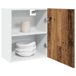 Dulapuri suspendate 2 buc. lemn vechi 50x31x60cm lemn prelucrat GartenMobel Dekor