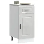 Dulap de bază de bucătărie „Porto” Lemn prelucrat gri beton GartenMobel Dekor