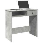 Birou, gri beton, 80 x 40 x 75 cm, PAL GartenMobel Dekor