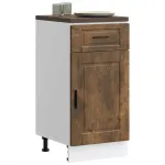 Dulap de bucătărie „Porto” din lemn de lemn de stejar afumat GartenMobel Dekor