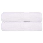 Prosoape de mână 2 buc Alb 50x100 cm 360 g/m² 100% bumbac GartenMobel Dekor