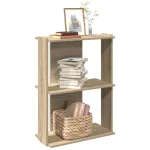 Bibliotecă 3 niveluri stejar sonoma 60x30x80 cm, lemn prelucrat GartenMobel Dekor