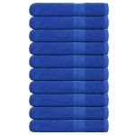 Prosoape 10 buc Albastru 100x200 cm 360 g/m² 100% bumbac GartenMobel Dekor