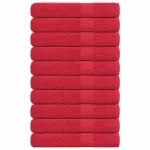 Prosoape pentru saună 10 buc Roșu 80x200cm 360 g/m² 100% bumbac GartenMobel Dekor
