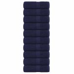 Prosoape de săpun 10 buc Albastru marin 360 g/m² 100% bumbac GartenMobel Dekor