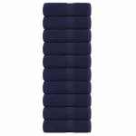 Prosoape de săpun 10 buc Albastru marin 360 g/m² 100% bumbac GartenMobel Dekor