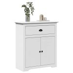 Dulap de hol „BODO” Alb 80x35x90 cm GartenMobel Dekor