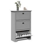 Suport pantofi „BODO” gri 80x35x118 cm GartenMobel Dekor