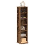 Dulap CD-uri, lemn vechi, 21x20x88 cm, lemn compozit GartenMobel Dekor