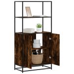 Dulapuru stejar afumat 68x35x139 cm lemn și metal prelucrat GartenMobel Dekor