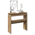 Măsuță consolă, stejar artizanal,102x30x80 cm, lemn prelucrat GartenMobel Dekor