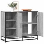 Dulap, gri sonoma, 92x35x76 cm, lemn prelucrat GartenMobel Dekor