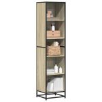 Bibliotecă, stejar Sonoma, 40x35x170,5 cm, PAL GartenMobel Dekor