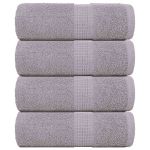 Prosoape pentru oaspeți 4 buc Gri 30x50 cm 360 g/m² 100% bumbac GartenMobel Dekor