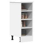 Dulap inferioară alb 30x44,5x81,5 cm lemn prelucrat GartenMobel Dekor