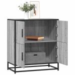Bufetă gri Sonoma 68x35x76 cm din lemn prelucrat GartenMobel Dekor
