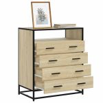 Dulap cu sertare, stejar sonoma, 70x41x70 cm, lemn compozit GartenMobel Dekor