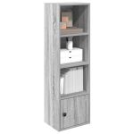 Bibliotecă, gri sonoma, 31x24x102 cm, lemn prelucrat GartenMobel Dekor
