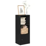 Bibliotecă Stejar negru 31x24x77 cm Lemn prelucrat GartenMobel Dekor