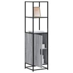 Dulap nalt gri Sonoma 35,5x35x139 cm lemn prelucrat GartenMobel Dekor