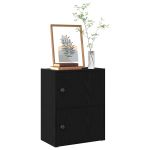 Bibliotecă Stejar negru 40x24x52 cm Lemn prelucrat GartenMobel Dekor