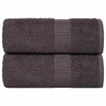 Lavete 2 buc Antracit 15x21 cm 360 g/m² 100% bumbac GartenMobel Dekor