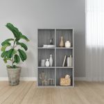 Bibliotecă/Servantă, gri sonoma, 66x30x98 cm, lemn prelucrat GartenMobel Dekor