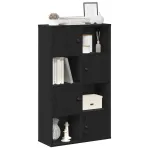 Bibliotecă Stejar negru 60x24x101,5 cm Lemn prelucrat GartenMobel Dekor