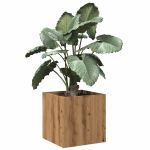 Cutie de jardiniera Stejar Artizanal 40x40x40 cm Lemn prelucrat GartenMobel Dekor