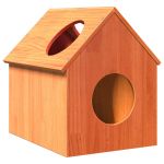 Ceară pentru Casă pisici maro 41x50x50 cm Lemn masiv de pin GartenMobel Dekor