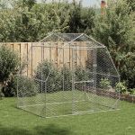 Pui de găină 2,5x2x2,25 m Oțel galvanizat GartenMobel Dekor